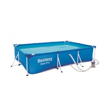 Bestway Swimming Pool with Filter  Steel Pro Power Pro Frame 3mx2.01mx66cm ,56411