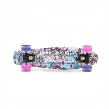  BYOX Skateboard 22" with LED  Graffiti Black 3800146226978