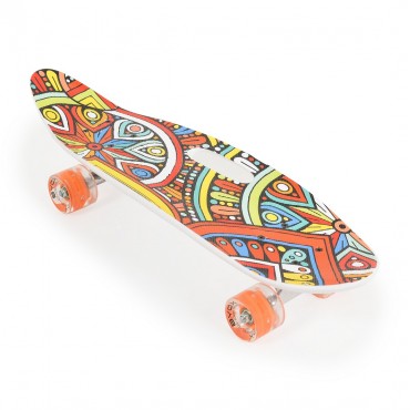 BYOX  Skateboard 26" PP  with Handle  3800146228286 Red