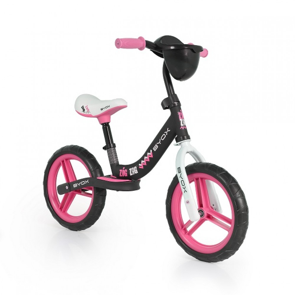 Byox Children Balance Bicycle Zig-Zag Pink