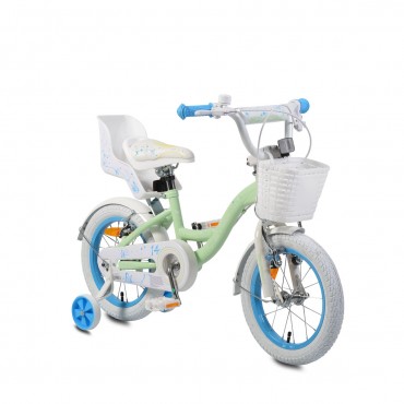 Byox children's bicycle 14’’ Flower Turquoise