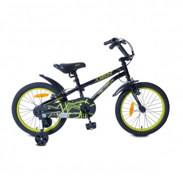  Byox children's bicycle 18" V-Brake Pixy Black