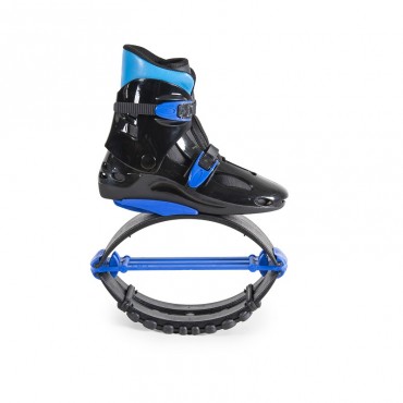 Byox Jump Shoes with T-springs, XL (39-41) 60-80 KGS Blue