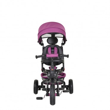 Byox Παιδικό Ποδήλατο Τρίκυκλο με Αντιστρέψιμο Κάθισμα Explore Purple 3800146231408