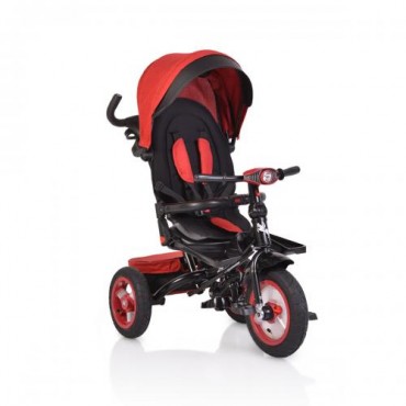Byox reversible tricycle with air wheels and music, Jockey Dark Red