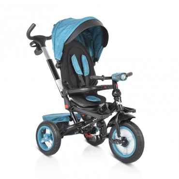 Byox reversible tricycle with air wheels and music, Jockey Turquoise
