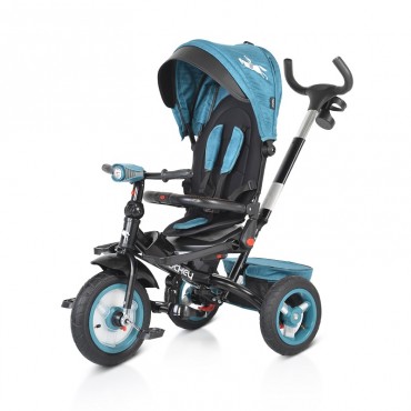 Byox reversible tricycle with air wheels and music, Jockey Turquoise