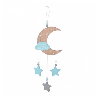 Cangaroo Decoration for children`s Room To the Moon and Back Blue 3800146267506