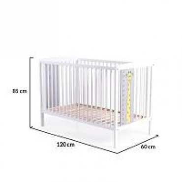 Cangaroo Baby Bed 60x120 Amelia Grey, 3800146249007