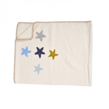 Cangaroo Baby Knitted Blanket 90/100cm 5 Stars Ecru 3800146265427