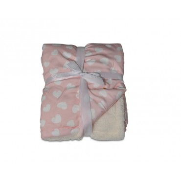 Cangaroo Baby Blanket 75x105cm Shaggy Pink 3800146266226