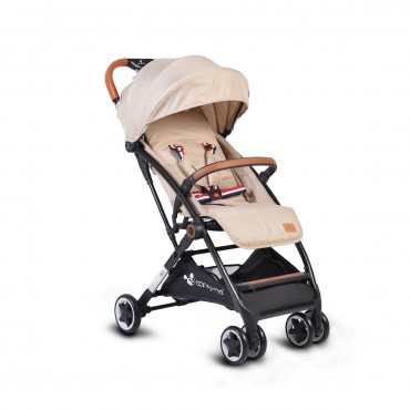 Cangaroo Baby Stroller with aluminium frame and footcover  Paris Beige