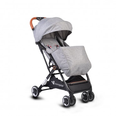 Cangaroo Baby Stroller with aluminium frame and footcover Paris Grey