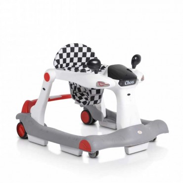 Cangaroo Baby Walker 2in1 with Music Toy Chess Red 3800146244101