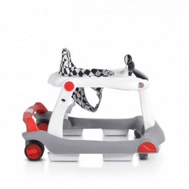 Cangaroo Baby Walker 2in1 with Music Toy Chess Red 3800146244101