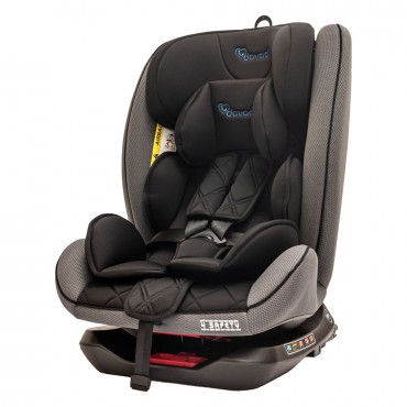 Dovadi Car Seat Isofix 0-36 kg 4 Safety Aluminium Grey