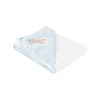 Kikkaboo Hooded Towel 90/90 cm Dreamy Flight Blue 31104010042
