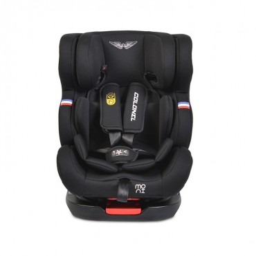 Moni Car Seat Group 0/1/2/3 (0-36kg) 360° Isofix Colonel Black 3801005150229