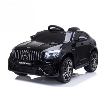 Mercedes Battery Operated Car with Eva Wheels AMG GLC 63S Black