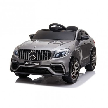 Mercedes Battery Operated Car with Eva Wheels AMG GLC 63S Silver