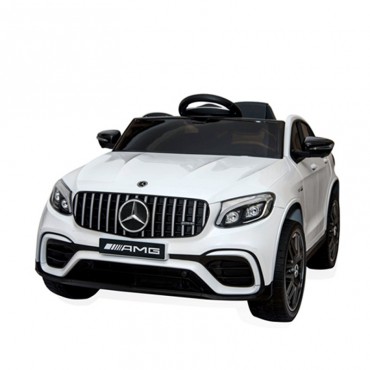 Mercedes Battery Operated Car with Eva Wheels AMG GLC 63S White