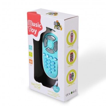 Moni Toys Παιδικό τηλεκοντρόλ με ήχους, Baby remote control K999-116B