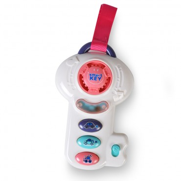 Moni Toys Βρεφικό κλειδί με ήχους και φωτάκια, Baby key K999-58B