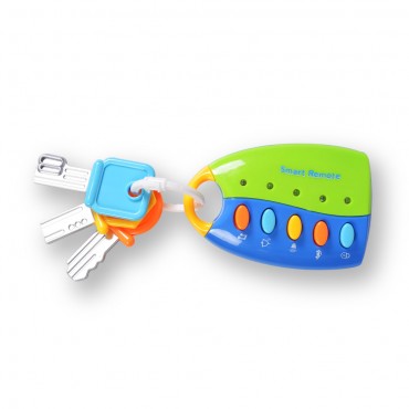 Moni Toys Μουσικά κλειδάκια με χειριστήριο, Baby keys with remote control K999-80B
