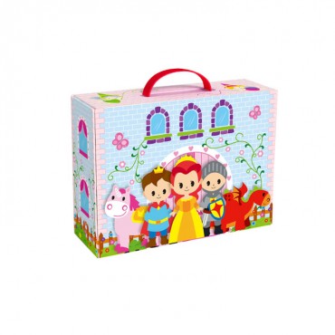 Tooky Toy Ξύλινο Σετ Κάστρο Πριγκίπισσας, Princess Story Box TY202 6970090048135