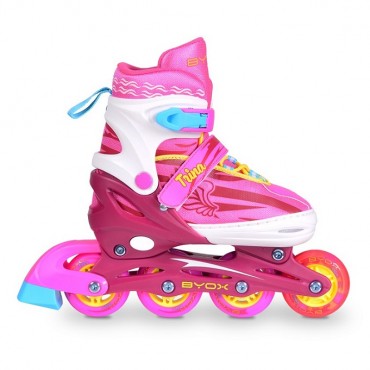BYOX Adjustable Roller Skates In-Line L 38-41 Trina 3in1