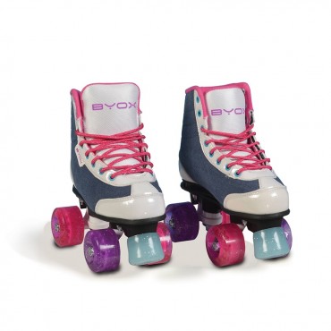 BYOX Roller Skates (quad) XL38-39  Denim