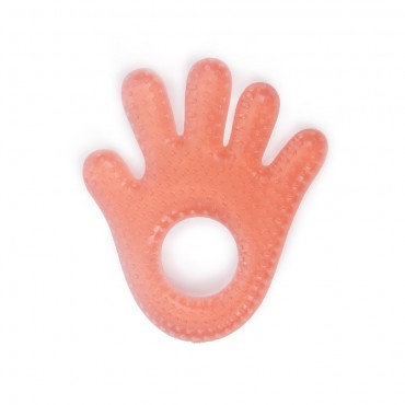 Cangaroo Water filled teether Paw  Pink ,T1204