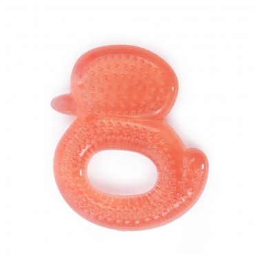 Cangaroo water filled teether Duck Pink T1199
