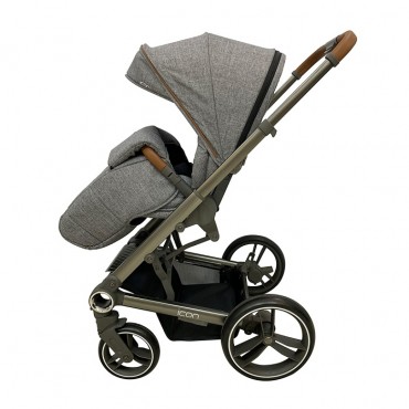 Cangaroo Baby Stroller with carrycot ,Icon Grey