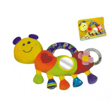 Moni Soft toy Smiling caterpillar - 81126