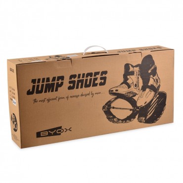 Byox Jump Shoes withT-springs, M (33-35) Red