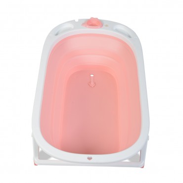 Cangaroo Foldable Baby Bath ,Carribean Pink