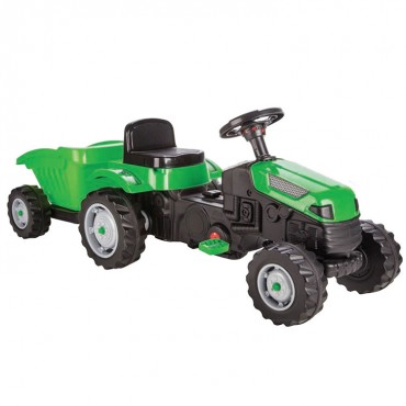 Pilsan Παιδικό Τρακτέρ με Πετάλια και καρότσα Tractor Active Green, 07316